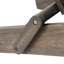 La chaise pliante en bois, gris, rehausse le style rustique de la décoration extérieure pliable pour plus de confort-993318792