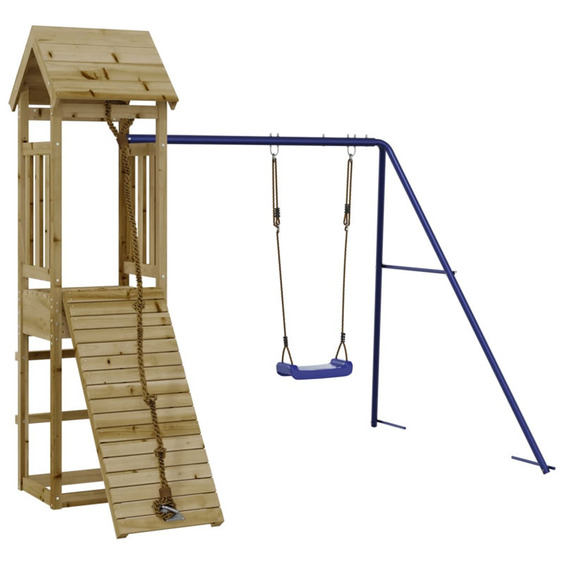Gauna Freeport Park Swing Set with 1 Swing(s), Brown