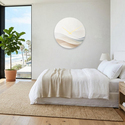 Horloge murale en verre