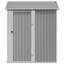 Garden Shed 192X152.5X237 Cm Galvanised Steel-1714038224