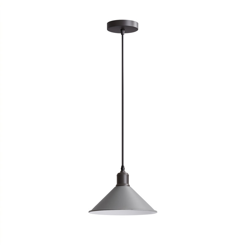 Lennie 1 - Light Dome Pendant, Grey