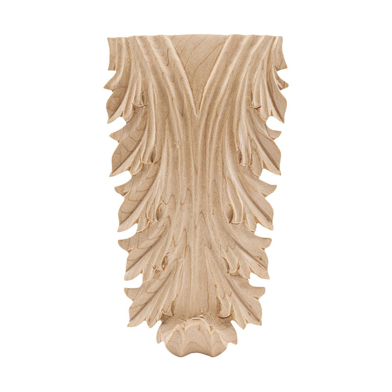 Maple Acanthus Unfinished Decorative Accent Tile Set