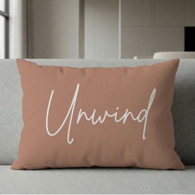 Unwind Pillow 16"X12" Latte