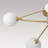 6 - Light Sputnik Glass Globe Linear Semi Flush Mount -24253038