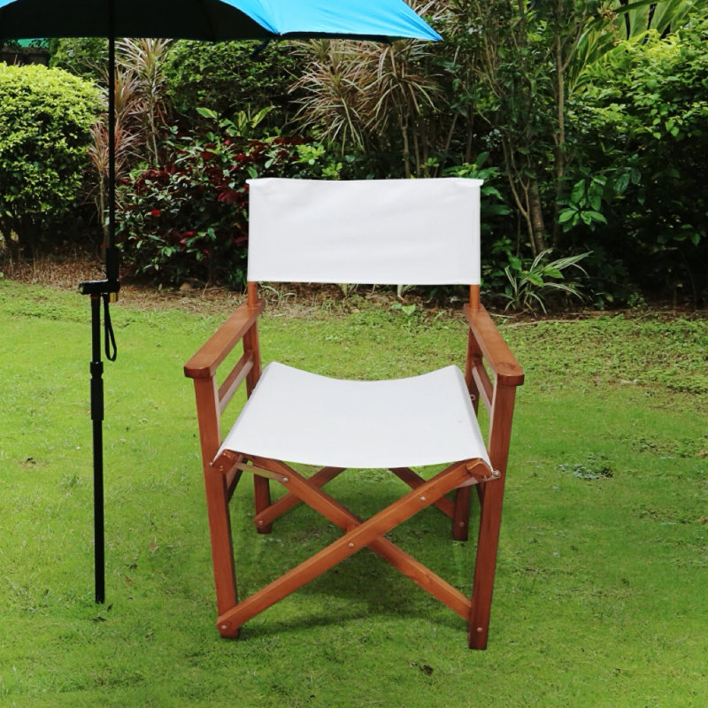 Chaise pliante en bois massif Mashawn