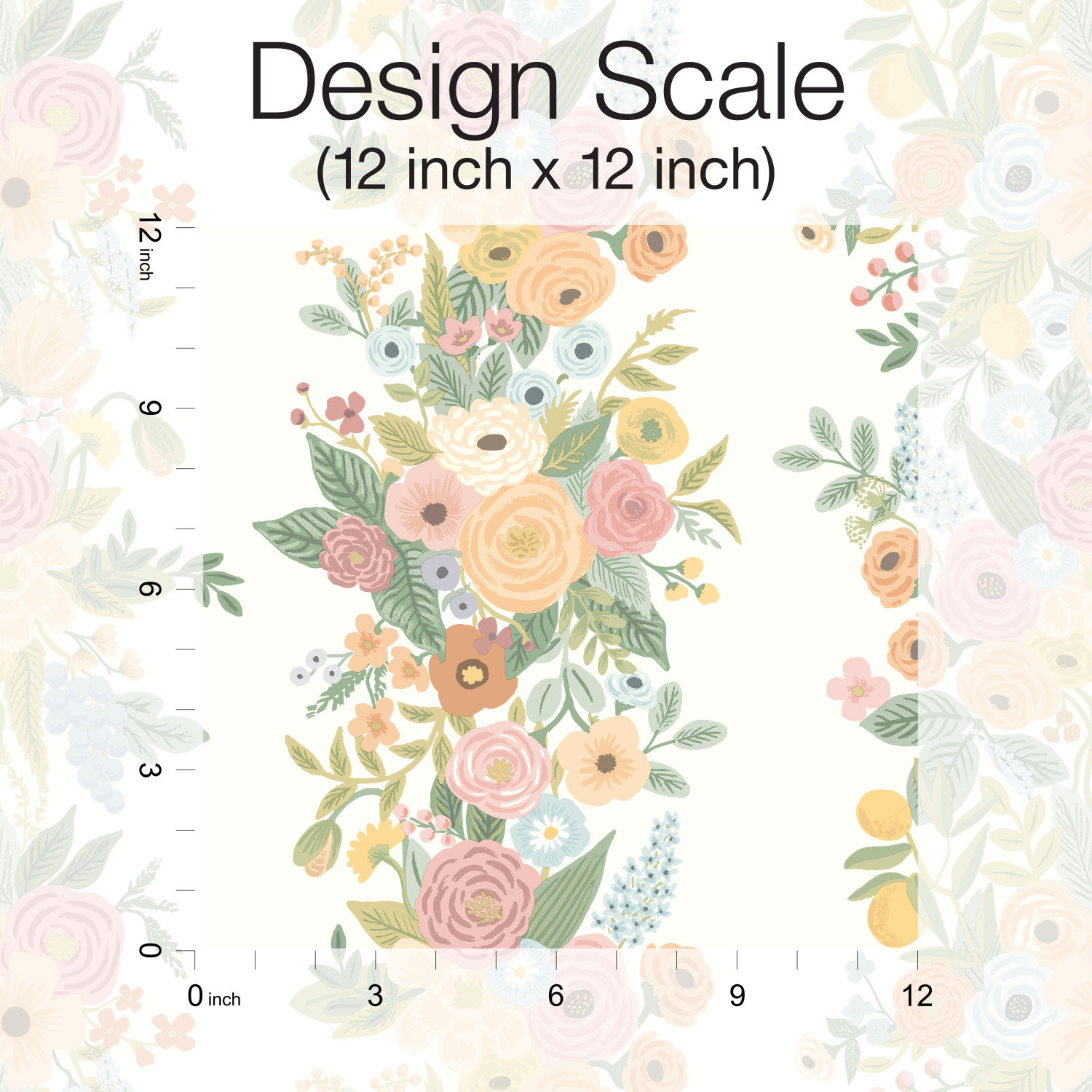 Garden Party Wallpaper Double Roll, Pale Pink