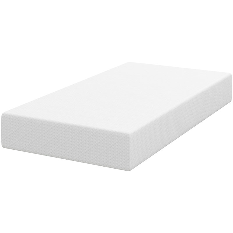 10 Inch Gel-Infused Memory Foam Bed Mattress with 3 Foam Layers, Twin