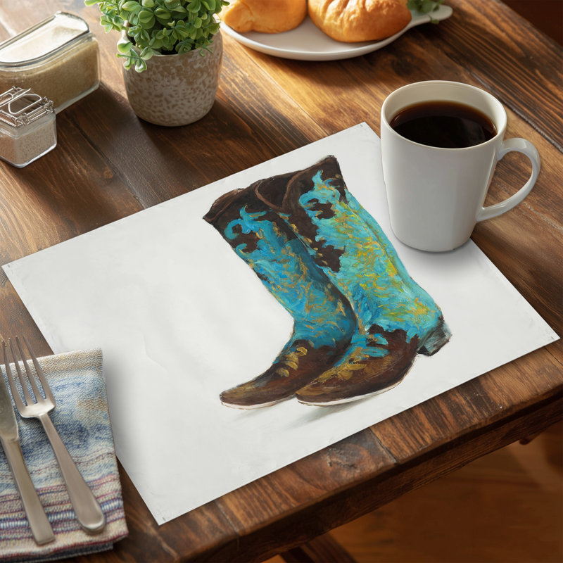 Napperon bleu | Western Fashion Home Decor