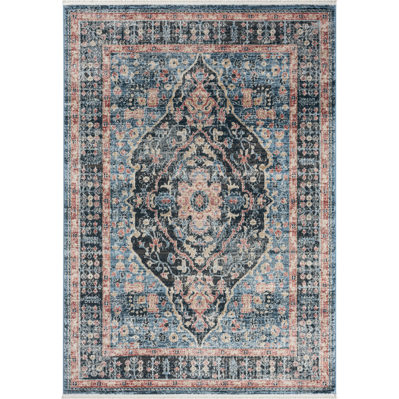 Oriental Indoor Rug, Rectangle 5'3" x 7'6"