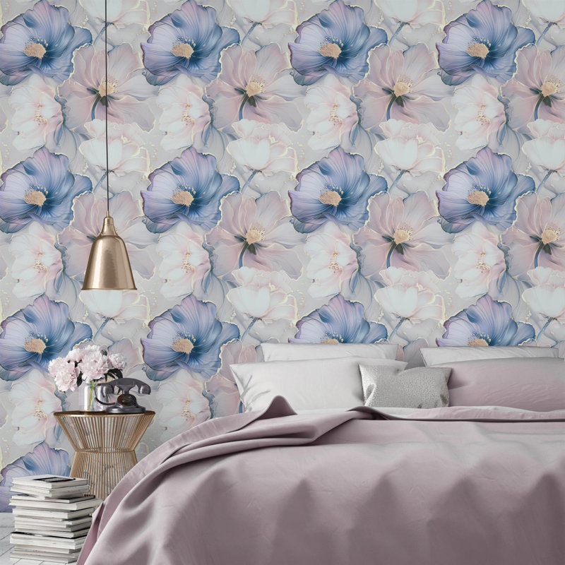 10.05m x 53cm Matte Wallpaper Roll, Pink