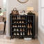Armoire de rangement pour chaussures 24 paires avec portes coulissantes et tablettes réglables-2096310277
