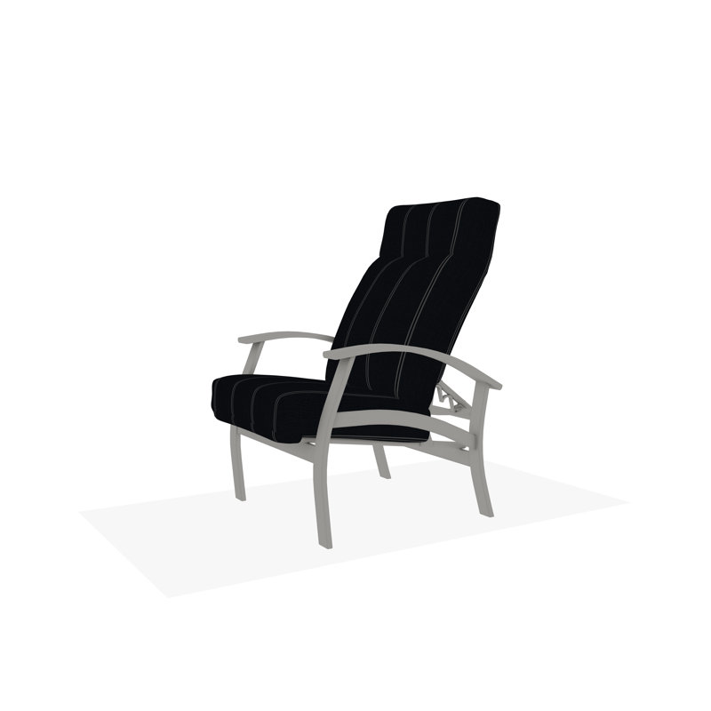 Belle Isle Outdoor Lounge Chair, Huskie, Snow
