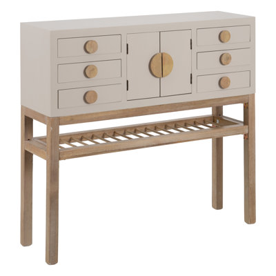 Isable 95cm Solid Wood Console Table