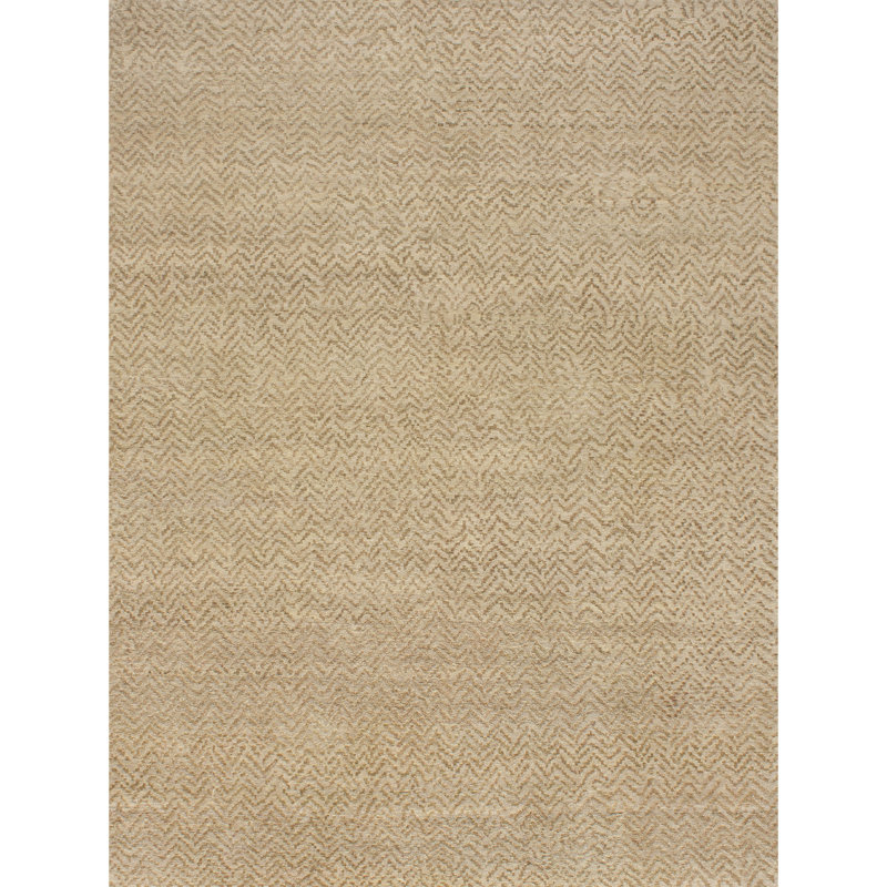 Hand Knotted Wool Indoor Rug, Rectangle 8' x 10'