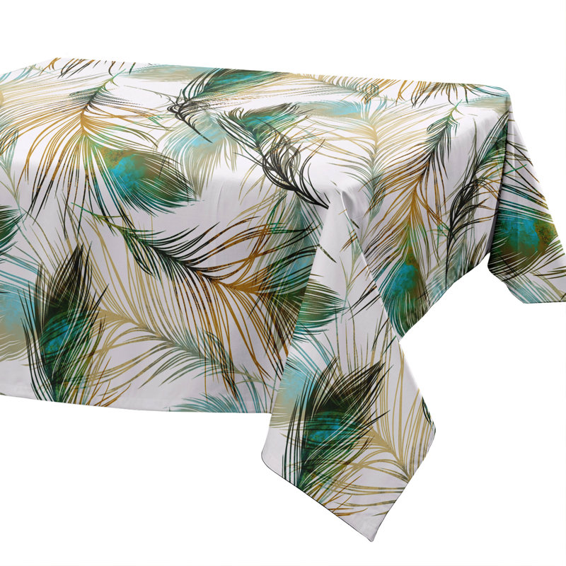 Everyday Essentials Tablecloths – Stain Resistant Fabric, Wrinkle-Free Table Cover for Dining Room or Kitchen Décor