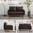 Cococon 70'' Upholstered Loveseat Sofa-1253431744