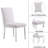 Lavasia 20.5 " H Tufted Velvet Upholstered Stainless Steel Parsons Chair-2092285170