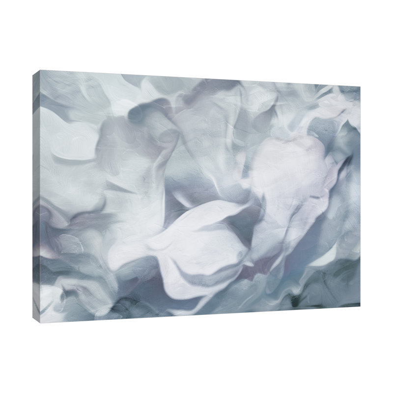 «Cool Floral Abstract» par Milli Villa, reproduction sur toile tendue, H 18 po x l 24 po x P 1,5 po