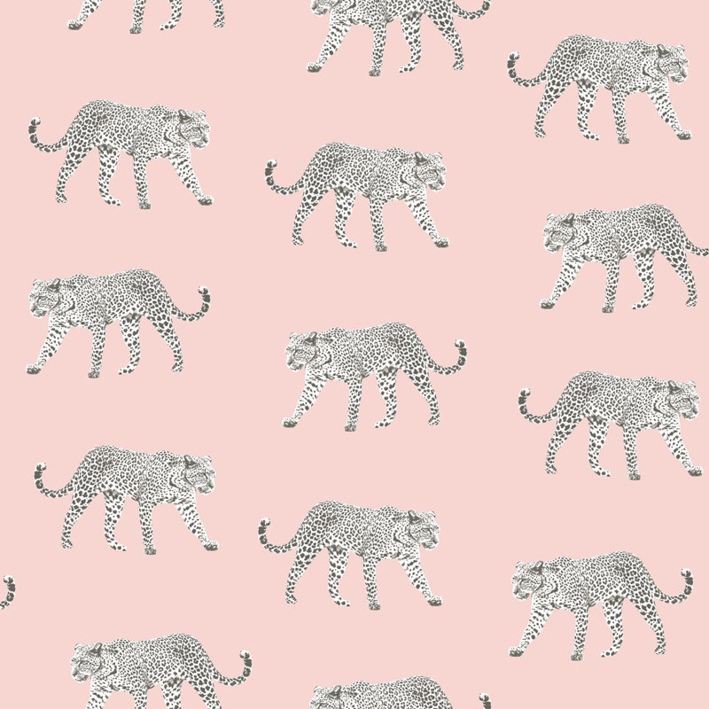 Hollen Teal Jaguars Wallpaper, Pink