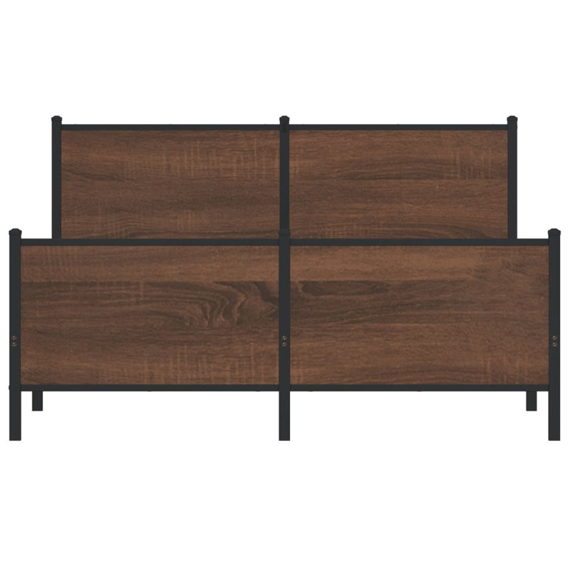 Callisburg Bed, 180 x 200 cm, Smoked Oak