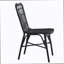 Ensemble de salle à manger 9 pièces en osier pour l'extérieur, grande table moderne en rotin de 73,50 po et chaises pour 8 pour patio, terrasse, cour arrière, porche, brun et noir