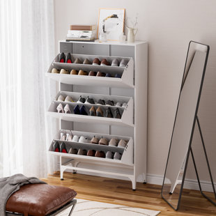 White Auxiliary Furniture, Shoe Cabinet Shoe Cabinet