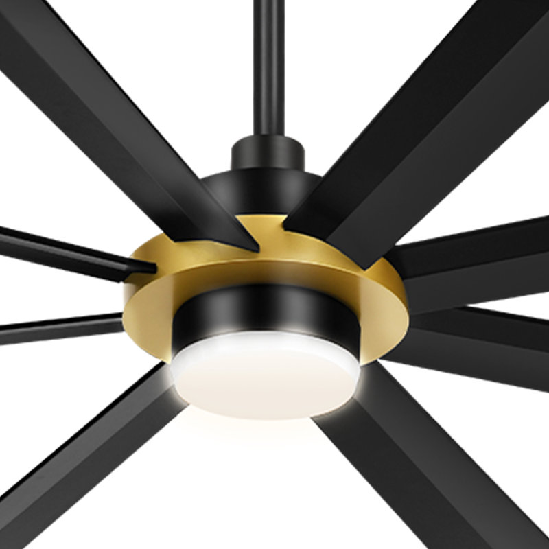 Wrought Studio™ 8-blade Ceiling Fan with Light and Remote