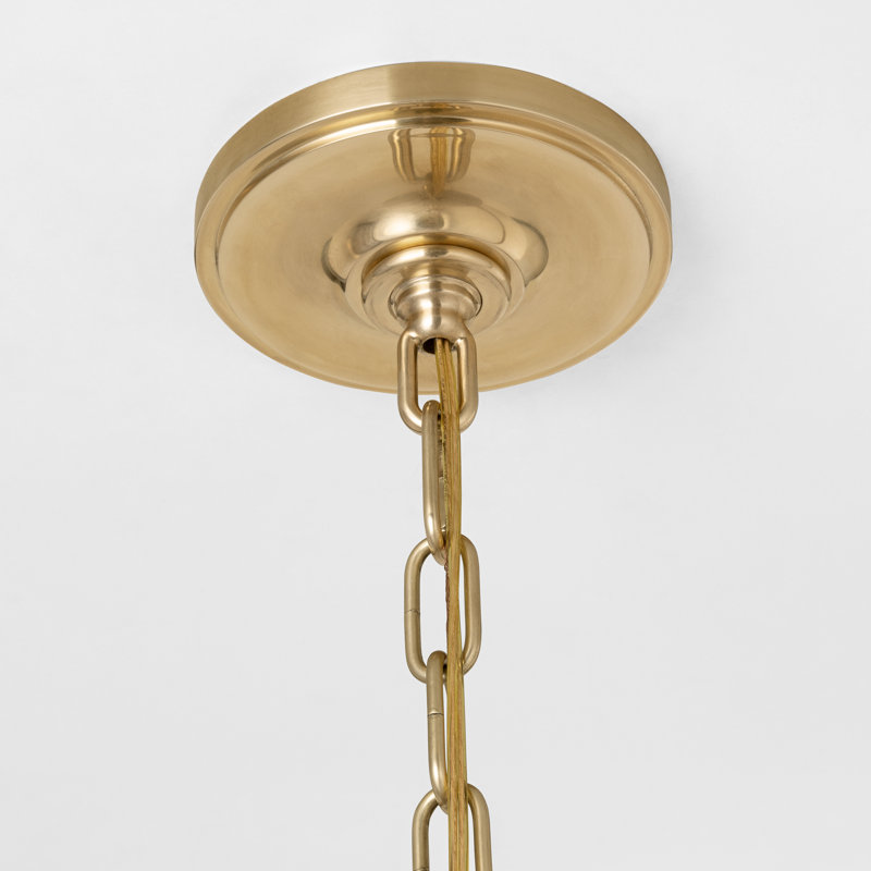 Nancy 3 - Light Pendant, 28.25" H x 25.25" W x 25.25" D, White Wicker, Soft Brass