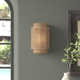 2 Light Steel Dimmable Flush Mounted Sconce