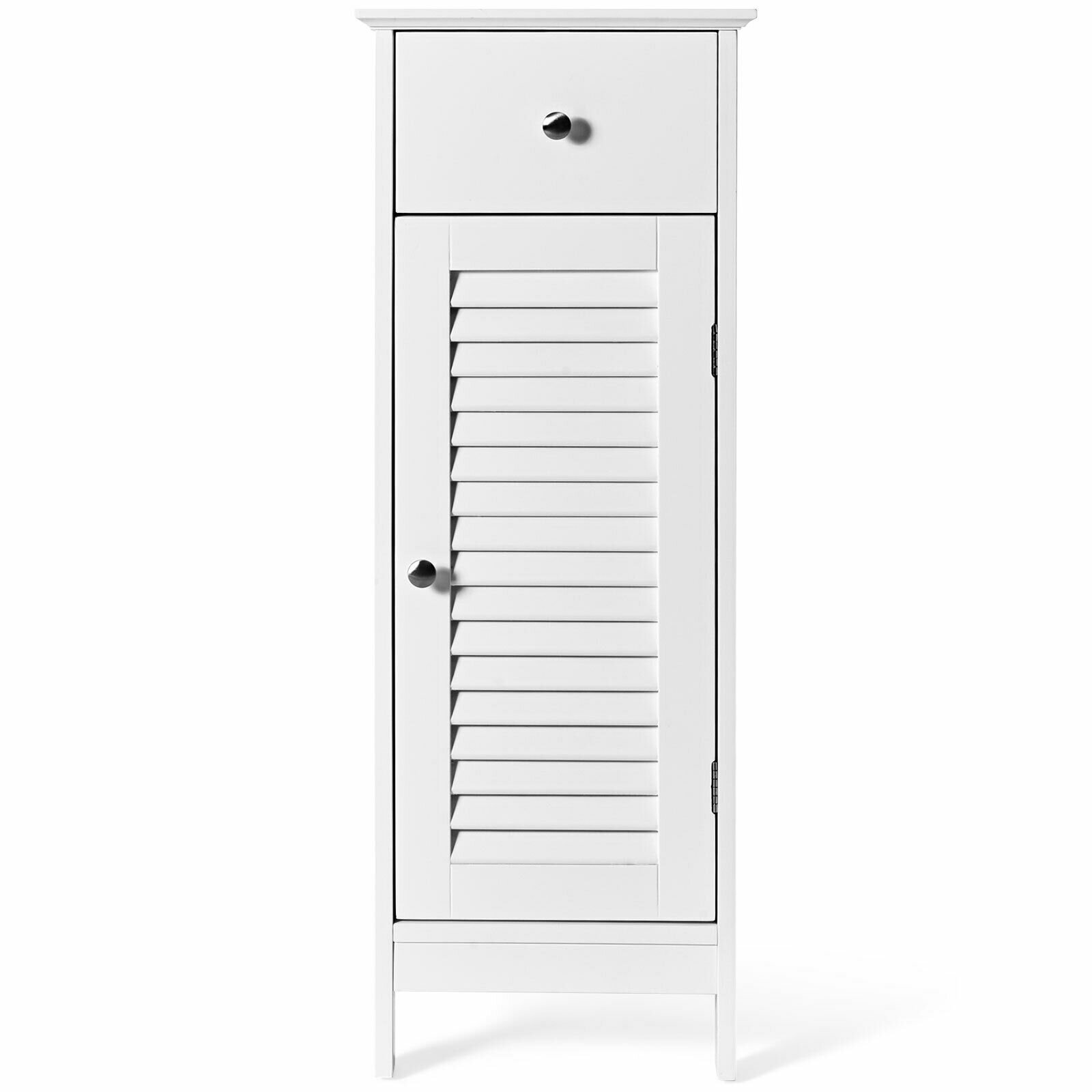 Holtby 11.8 W x 32.3 H x 11.8 D Freestanding Bathroom Cabinet Sand & Stable