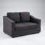 Canapé-causeuse contemporain 2 places en chenille l 57,09 po Roddickton-125966509
