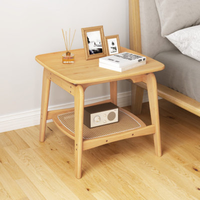 Table d'appoint en bambou Boho