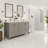 London 60" Double Bathroom Vanity-13172817