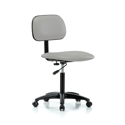 PERCH Lab Chair with Adjustable Backrest | Medium Bench Height 20-27" by Perch Chairs & Stools