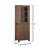 Keira Freestanding Wood Linen Cabinet-652787652