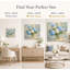 Art mural doux sur toile tendue Aura-1193361360