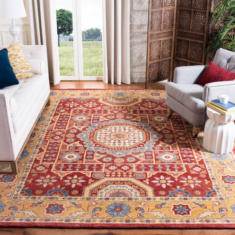 Antiquity Hand Tufted Wool Oriental Rug, Rectangle 6' x 9'