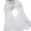 13cm H Glass Lamp Shade in White