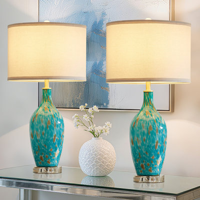 Autry 25.8" H Table Lamp with Crystal Base