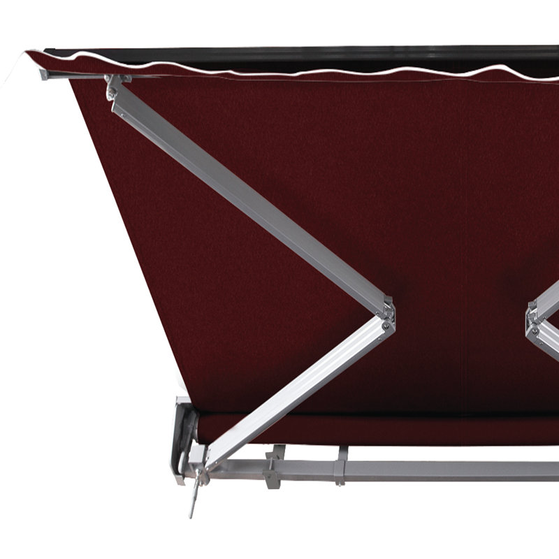 Auvent rétractable motorisé 13 pi x 10 pi Advaning Classic Series, H 9,8 po x l 156 po x P 120 po, Taupe clair uni