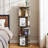 Jadeyn Rotating Bookshelf 4 Tier 360° Revolving Floor Standing Bookcase Corner Organizer Display-210833817