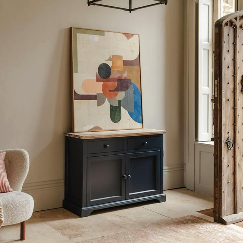 Luca 120cm Sideboard, Navy Blue