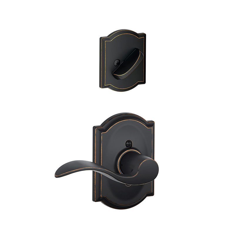 Accent Interior Lever Set, Left, Yes, Aged Bronze