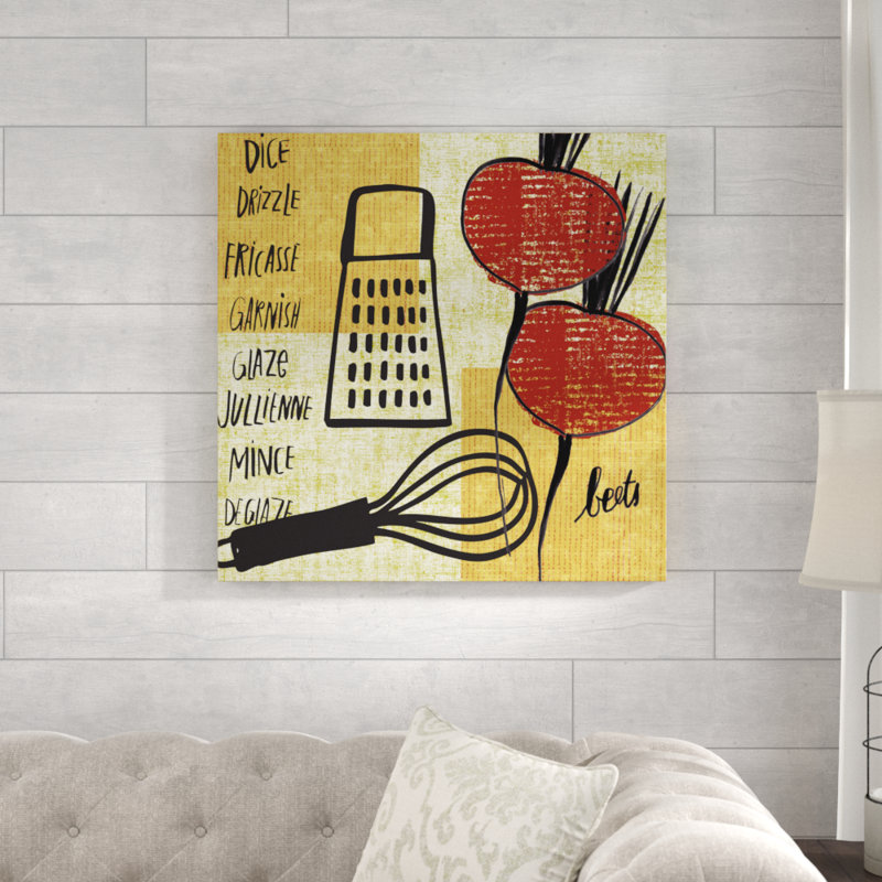 "Kitchen Play II" par Cheryl Guerrick-impression sur toile, H 30 po x l 30 po x P 1,25 po