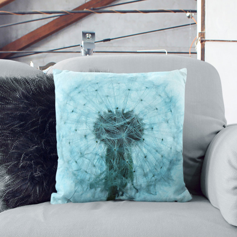 Dandelion Seeds Vol.9 Painting Square Throw Cushion, Stone, 40cm H x 40cm W x 15cm D