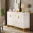59" Modern Sideboard Buffet Kitchen Storage Cabinet with Doors