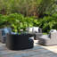 Miamisburg Outdoor Fabric Snug Set - with Rising Table