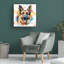 Animaux, berger allemand sur toile-1528293151