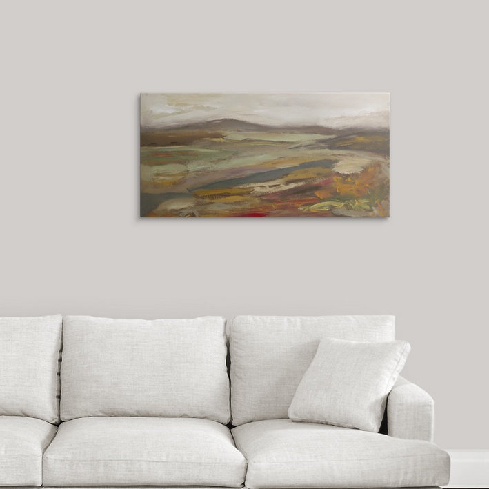 «View From Westside Road» par Bradford Brenner - reproduction imprimée, H 18 po x l 36 po x P 1,5 po, Toile