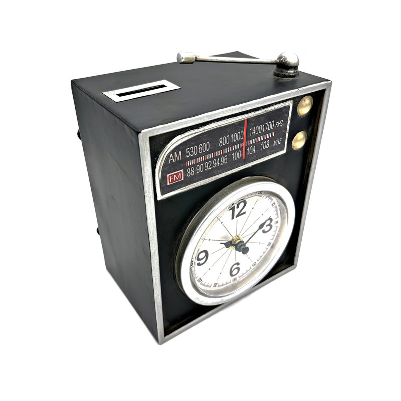 Metal Quartz Movement / Crystal Tabletop Clock